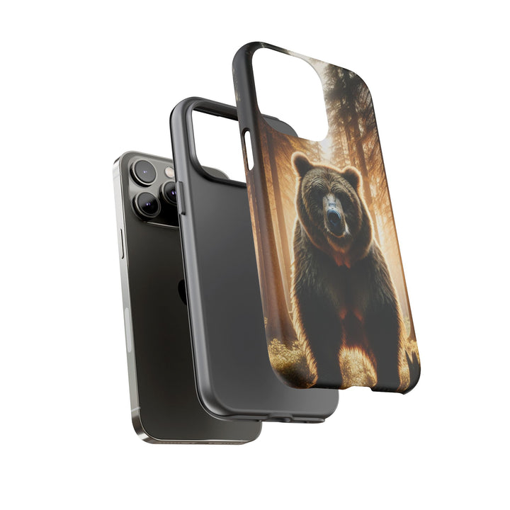 Wildlife Phone Case - Tough Cases with Bear Design, Nature Lover Gift, Animal-Themed Accessories, Eco-Friendly Tech Protection