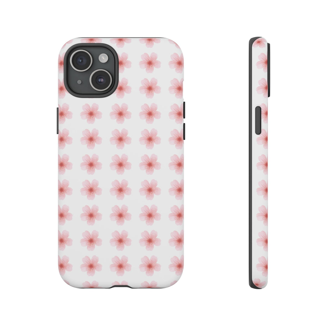 Cherry Blossom Tough Phone Case - Floral Design for Spring & Summer