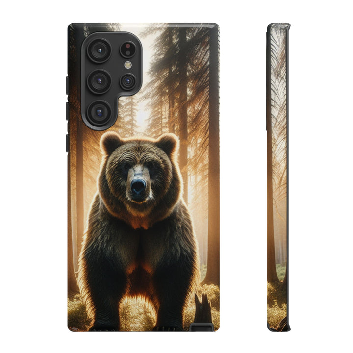 Wildlife Phone Case - Tough Cases with Bear Design, Nature Lover Gift, Animal-Themed Accessories, Eco-Friendly Tech Protection