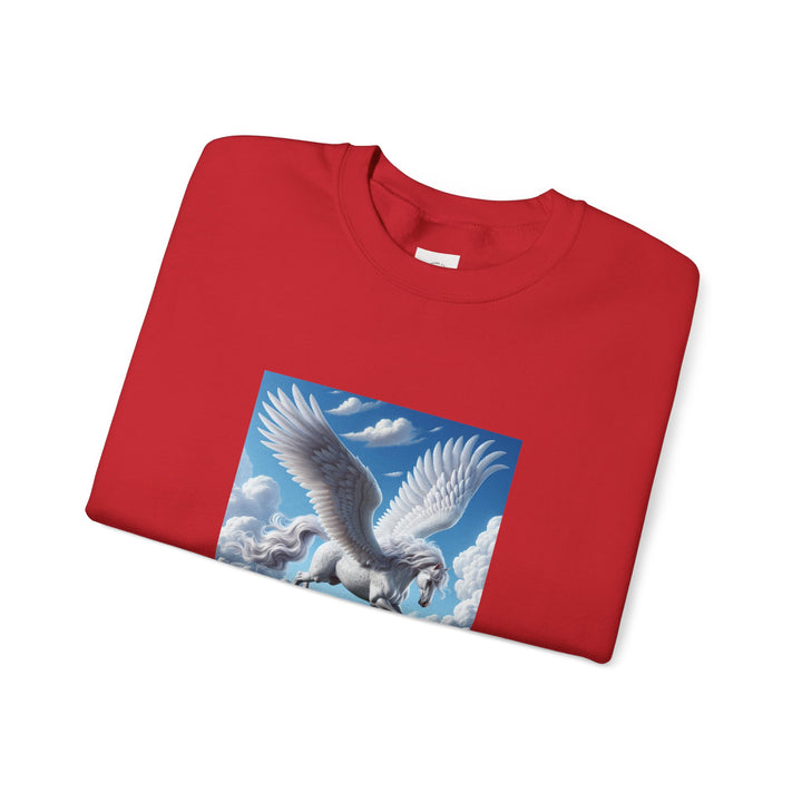 Majestic Pegasus Crewneck Sweatshirt – Cozy Fantasy Gift, Unicorn Lovers Apparel, Magical Sweatshirt, Dreamy Gifts, Casual Trendy Wear
