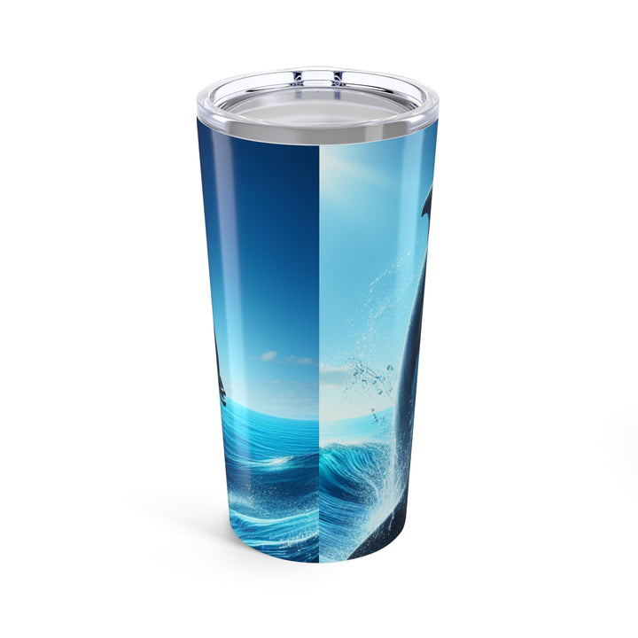 Ocean-Inspired Dolphin 20oz Tumbler - Perfect for Beach Lovers & Gifts