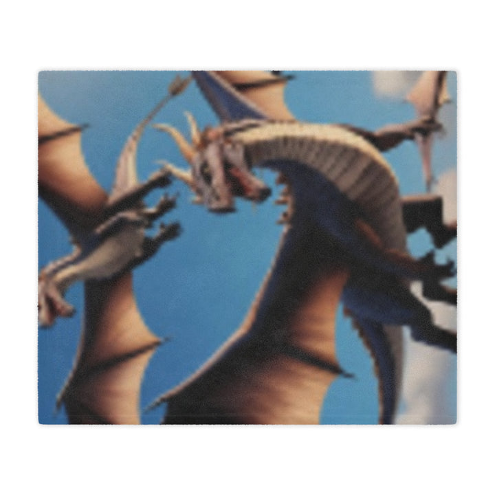 Cozy Dragon Minky Blanket - Perfect for Kids and Fantasy Lovers