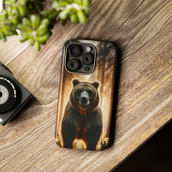 Wildlife Phone Case - Tough Cases with Bear Design, Nature Lover Gift, Animal-Themed Accessories, Eco-Friendly Tech Protection