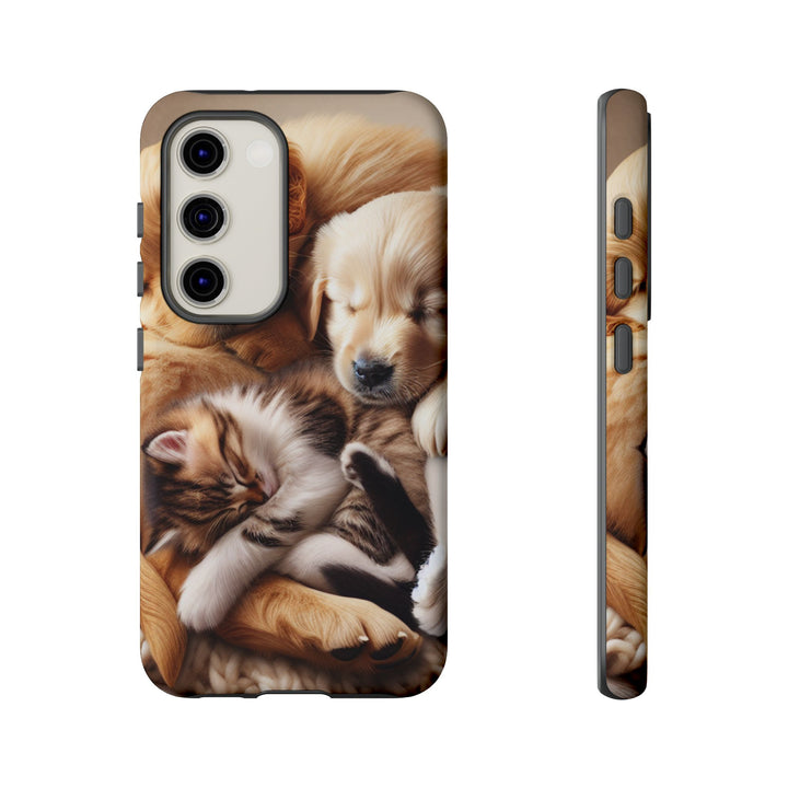 Cute Pets Phone Case - Adorable Dog and Cat Design for Animal Lovers
