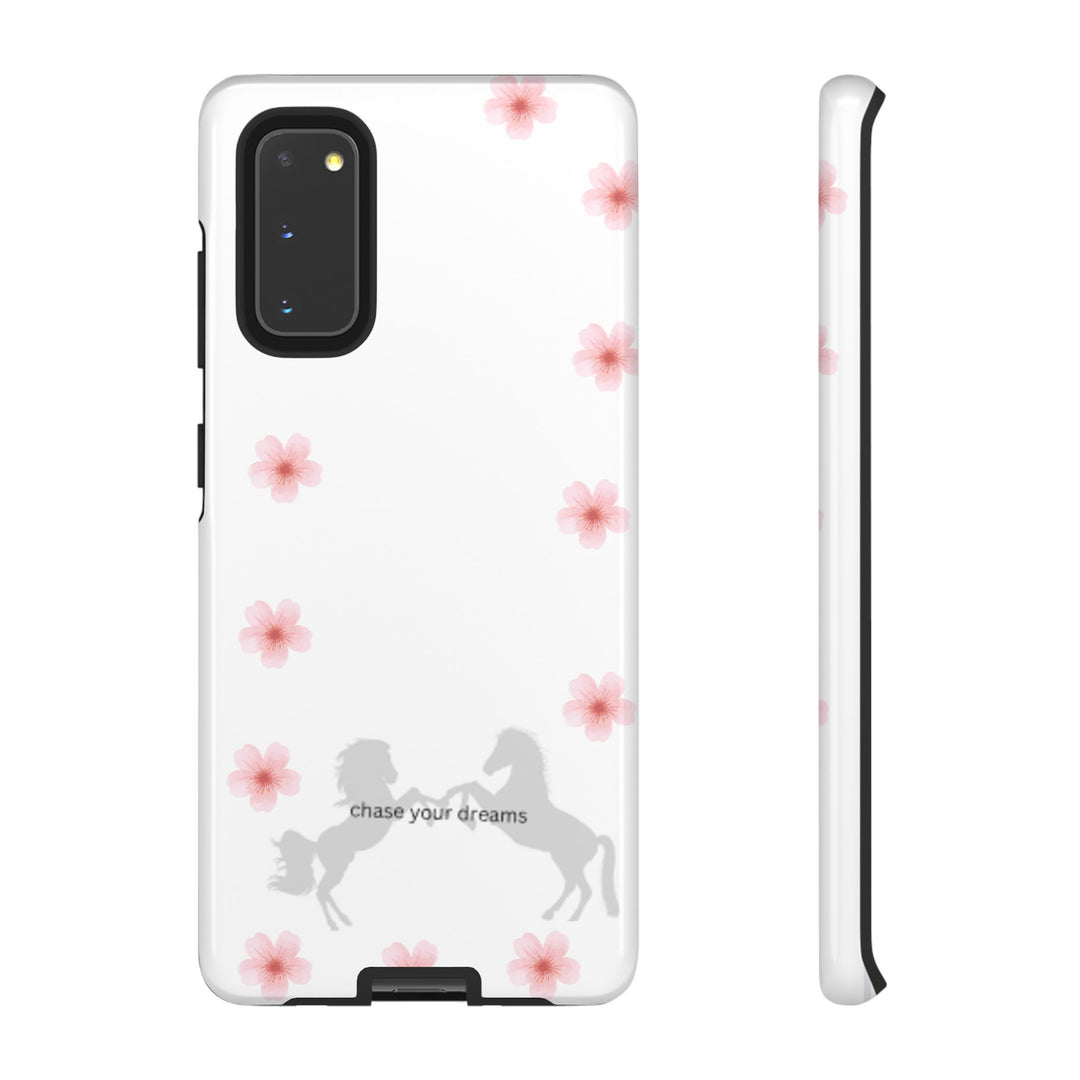 Chase Your Dreams Floral Phone Case