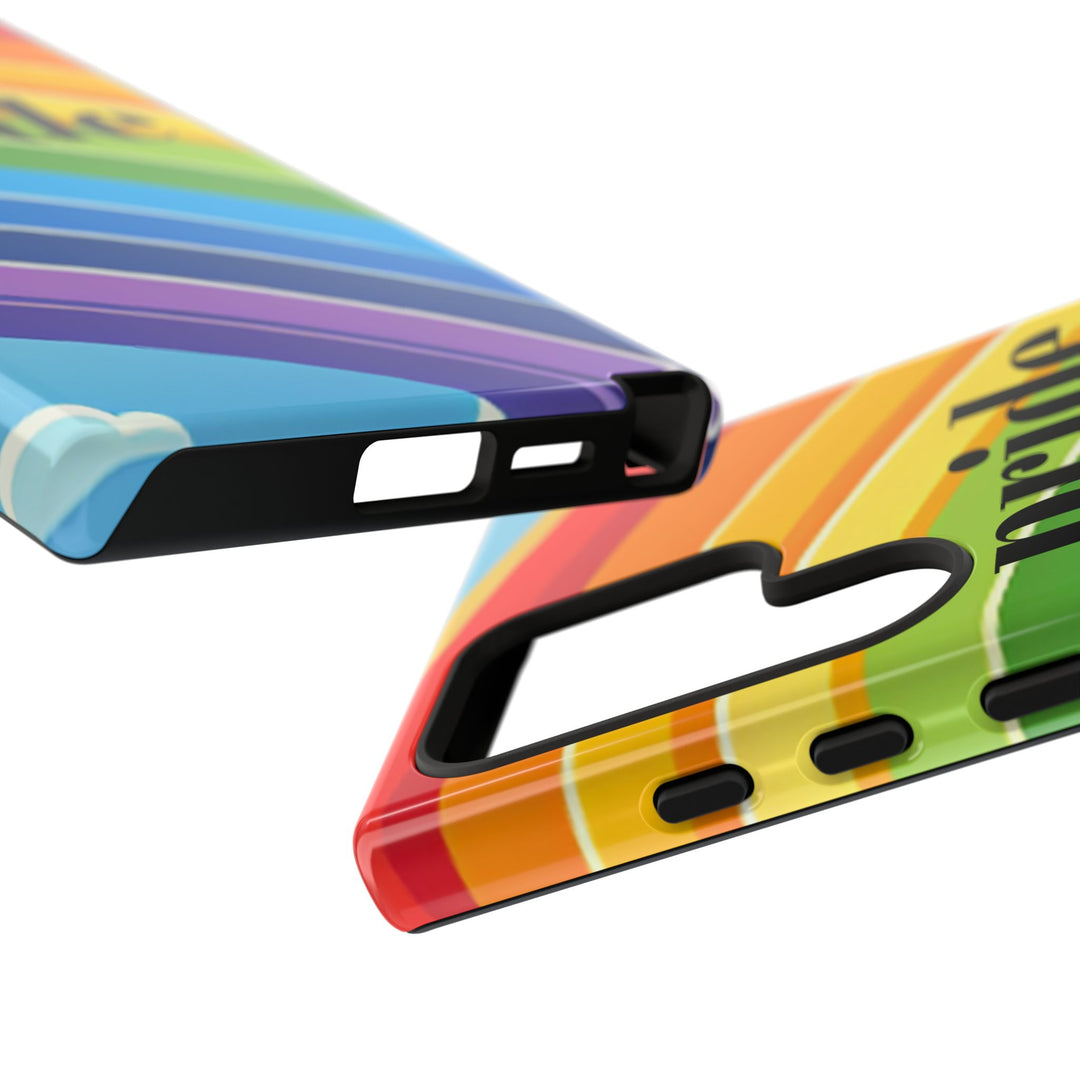 Pride Phone Case - Rainbow Gradient, LGBTQ+ Accessory, Colorful Phone Cover, Unique Gift for Pride Month, Phone Protection