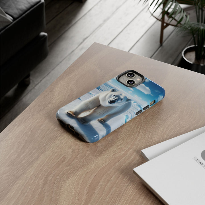 Polar Bear Tough Phone Case - Durable Protector with Arctic Design