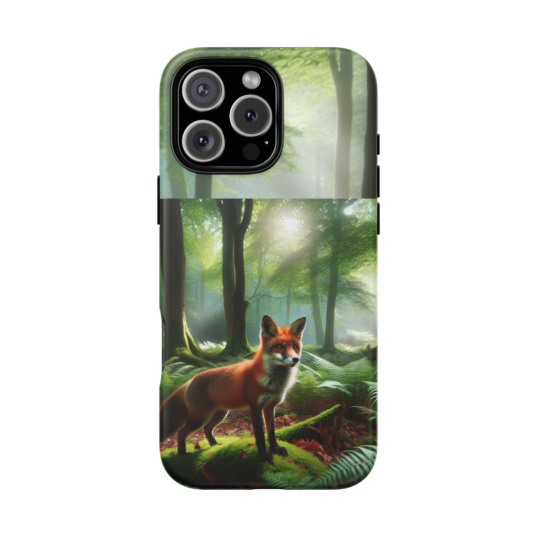 Nature-Inspired Tough Case with Fox Design