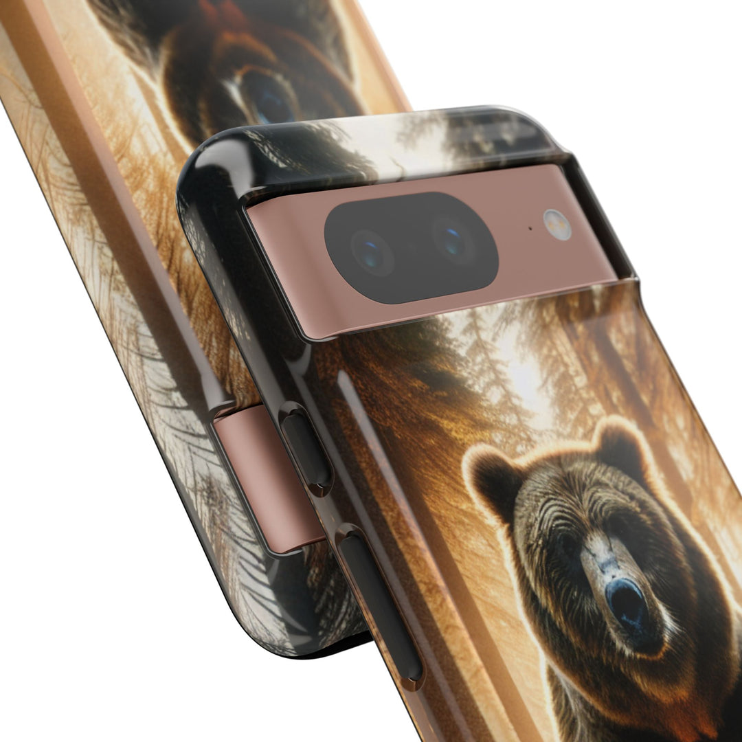 Wildlife Phone Case - Tough Cases with Bear Design, Nature Lover Gift, Animal-Themed Accessories, Eco-Friendly Tech Protection