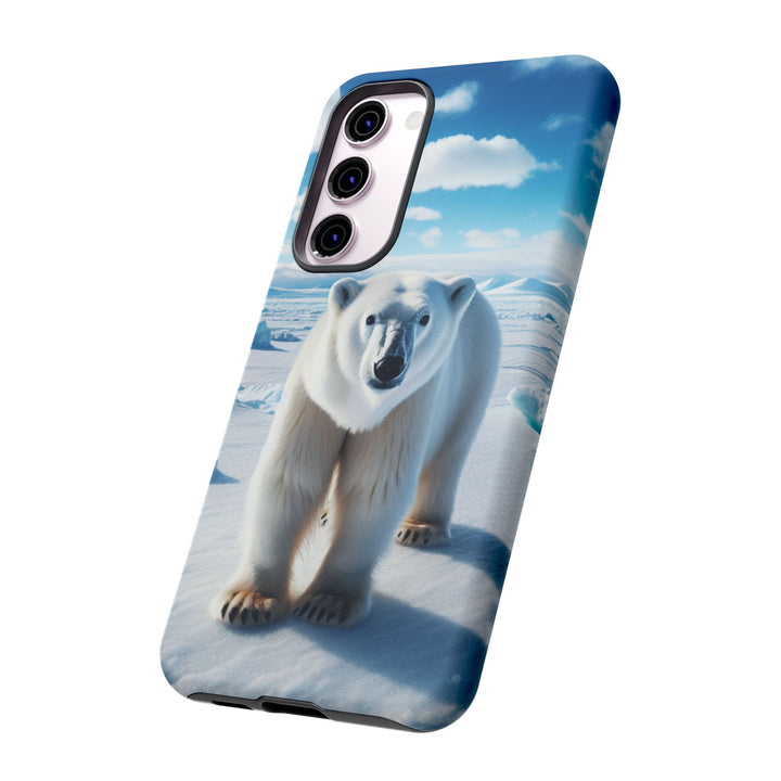 Polar Bear Tough Phone Case - Durable Protector with Arctic Design