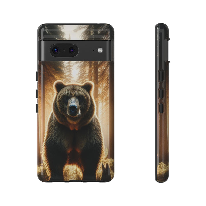 Wildlife Phone Case - Tough Cases with Bear Design, Nature Lover Gift, Animal-Themed Accessories, Eco-Friendly Tech Protection