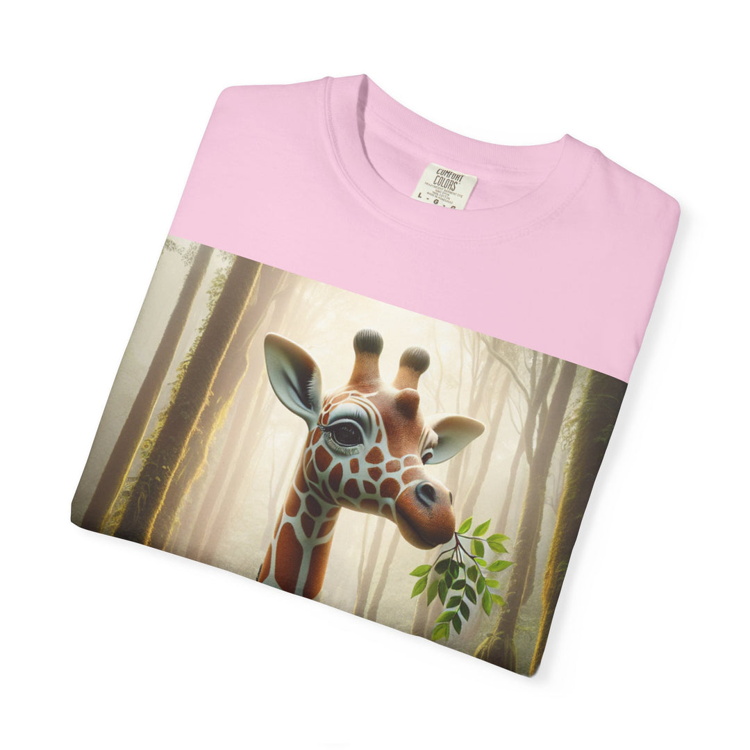 Playful Giraffe Unisex T-Shirt - Nature-Inspired Graphic Tee