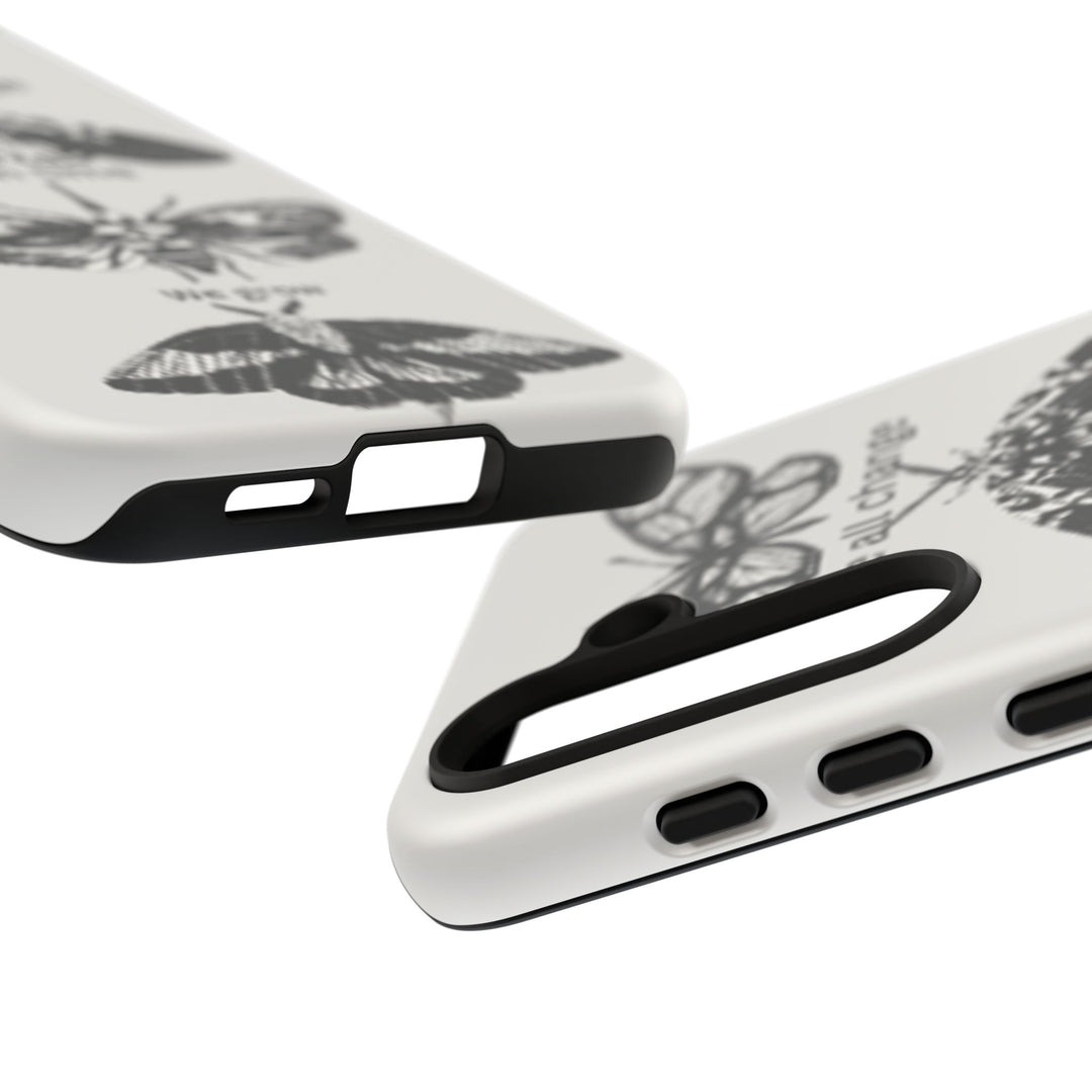 Inspirational Phone Case - We All Change With Time - Tough Cases for Nature Lovers