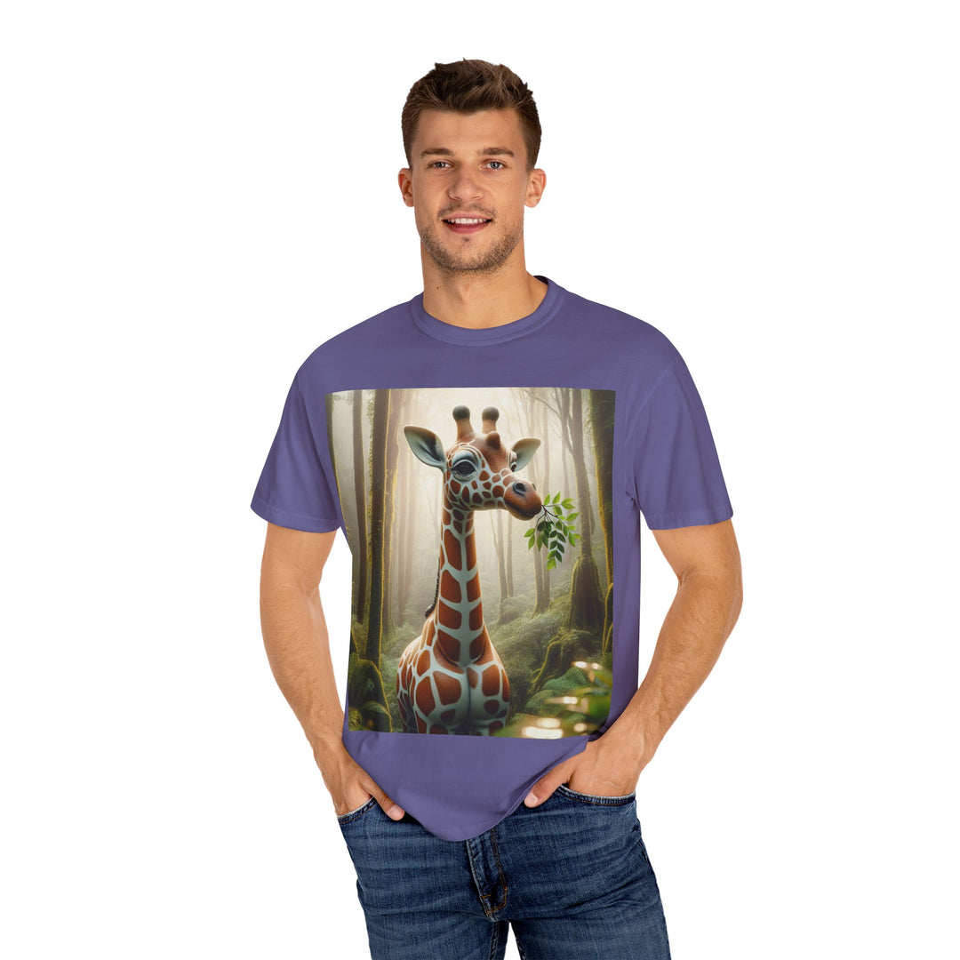 Playful Giraffe Unisex T-Shirt - Nature-Inspired Graphic Tee