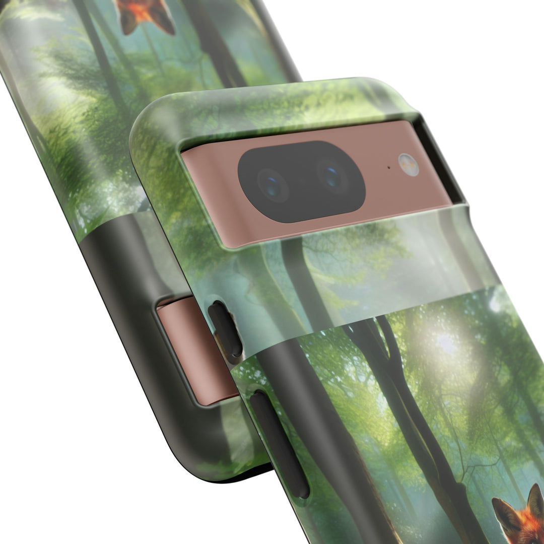 Nature-Inspired Tough Case with Fox Design