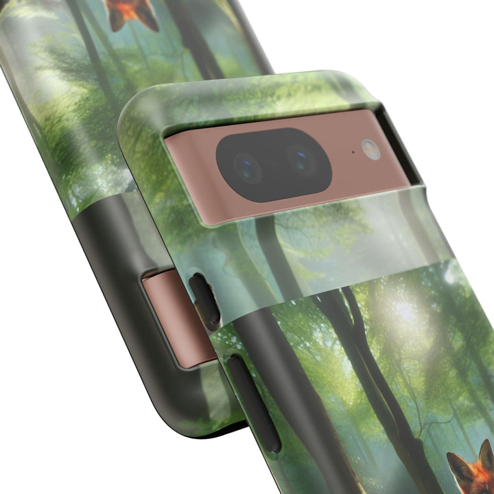 Nature-Inspired Tough Case with Fox Design