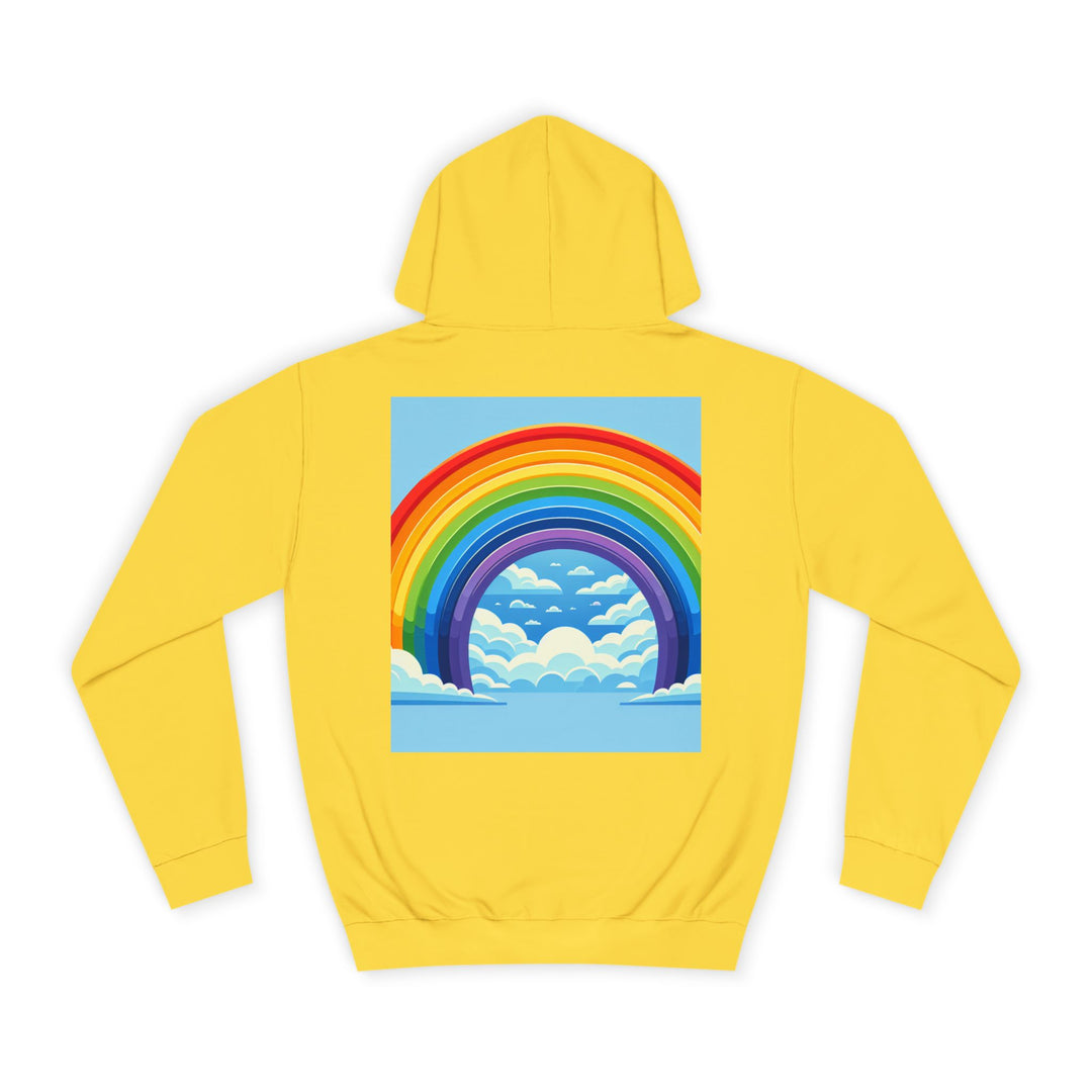 Unisex Love is Love Hoodie - Rainbow College Sweatshirt for Pride, LGBTQ+, Everyday Wear, Gift, Casual Style
