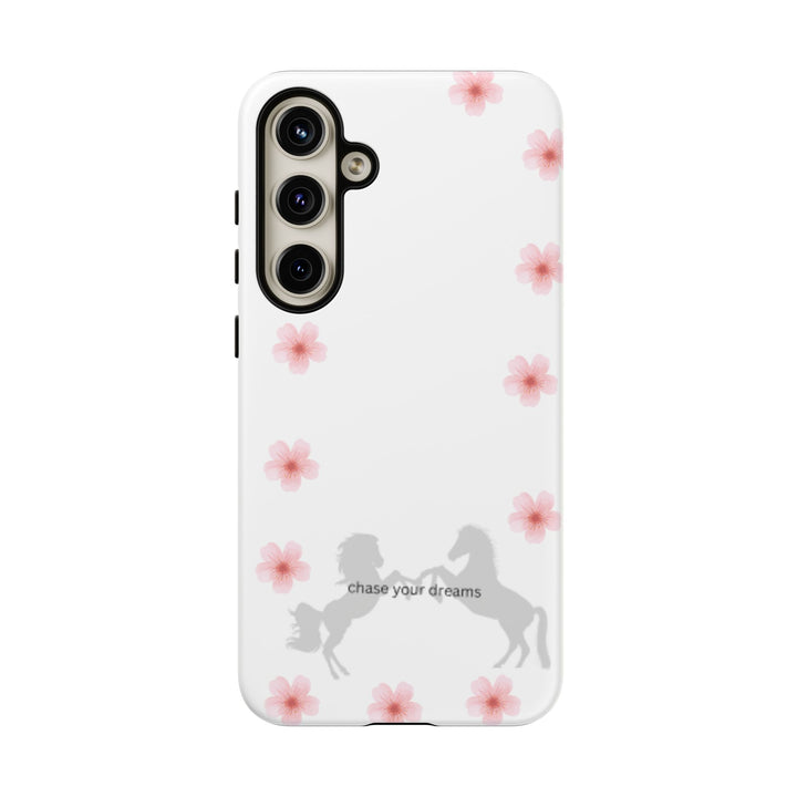 Chase Your Dreams Floral Phone Case