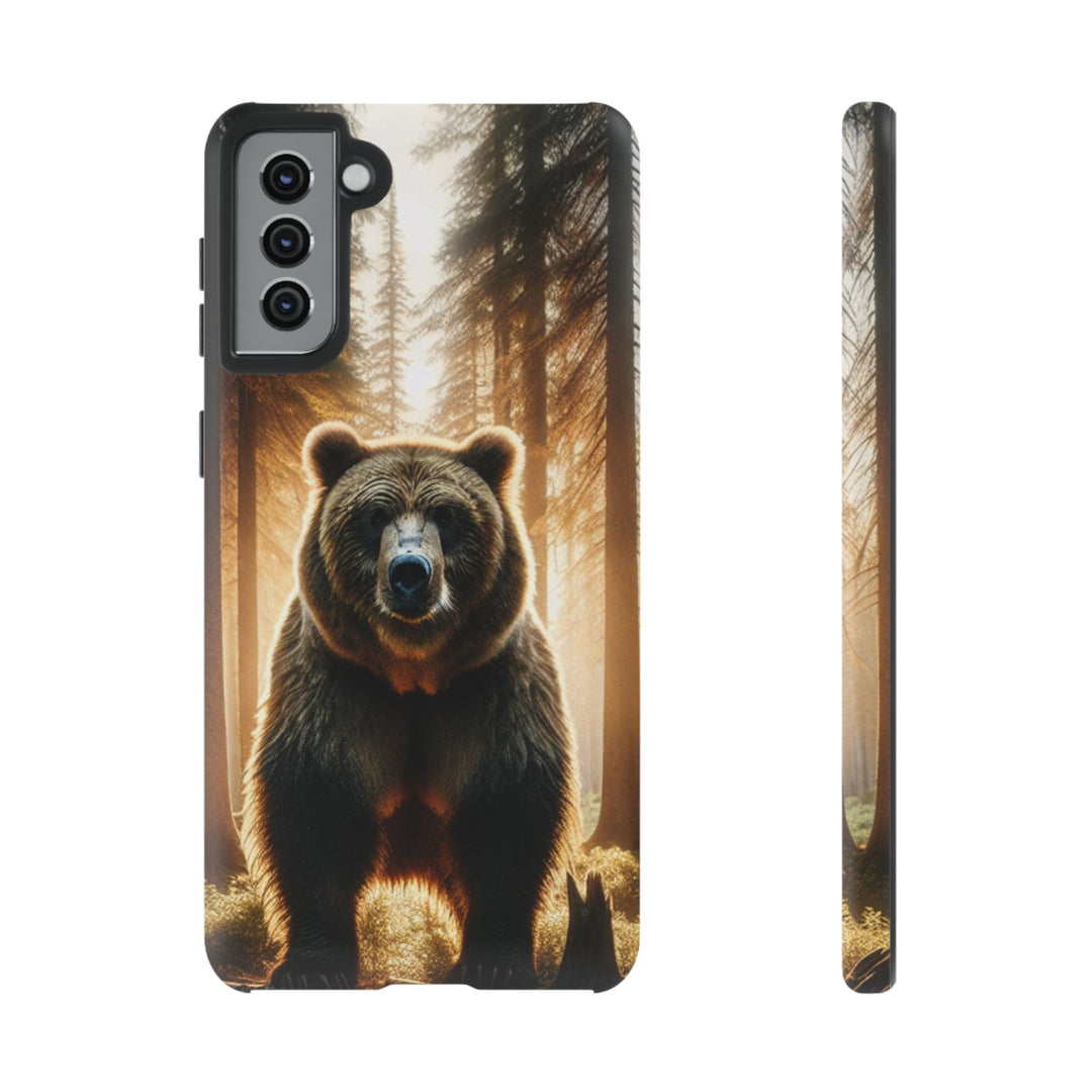 Wildlife Phone Case - Tough Cases with Bear Design, Nature Lover Gift, Animal-Themed Accessories, Eco-Friendly Tech Protection