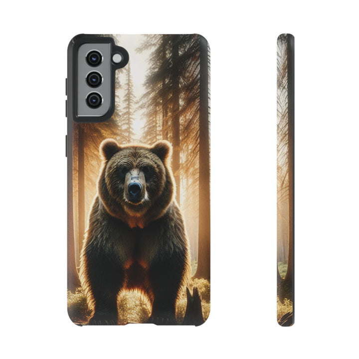 Wildlife Phone Case - Tough Cases with Bear Design, Nature Lover Gift, Animal-Themed Accessories, Eco-Friendly Tech Protection