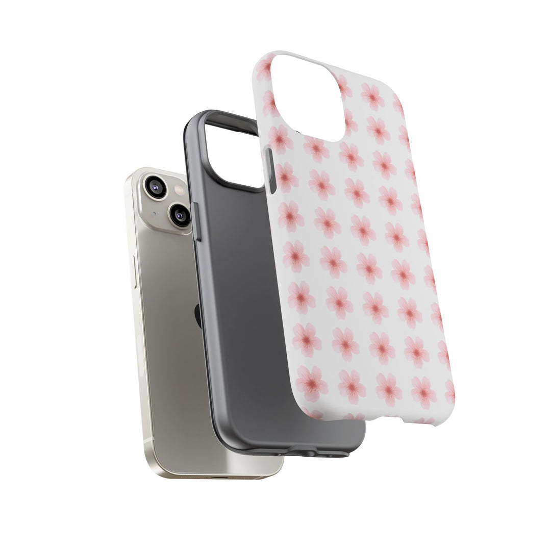 Cherry Blossom Tough Phone Case - Floral Design for Spring & Summer