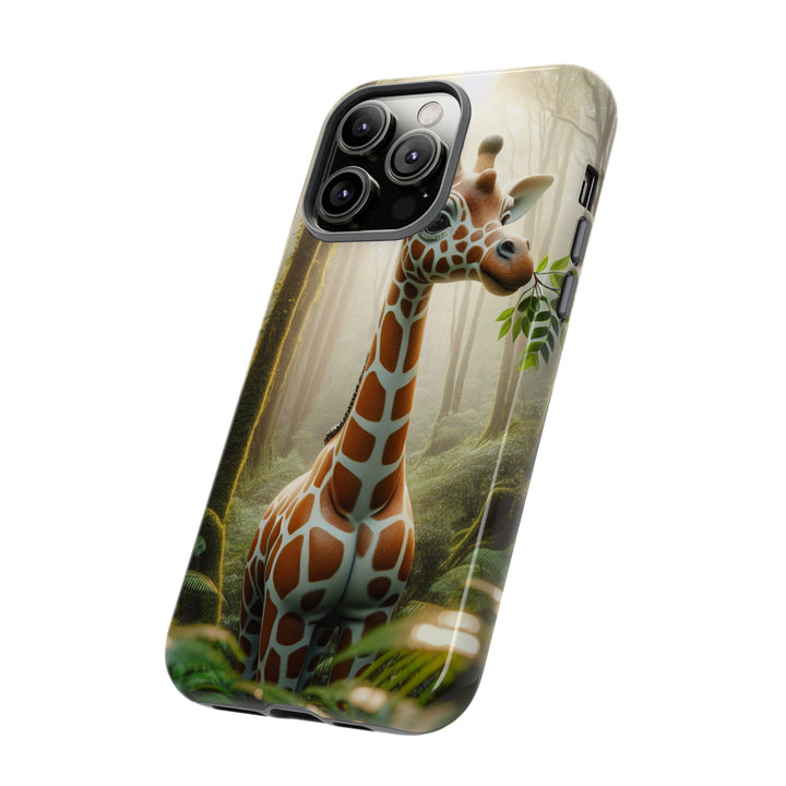 Giraffe Tough Phone Case - Cute Animal Design for Nature Lovers