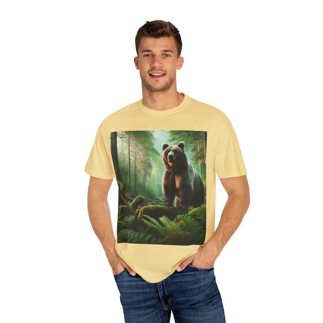 Nature-Inspired Unisex Bear Graphic Tee - Ideal for Outdoor Enthusiasts