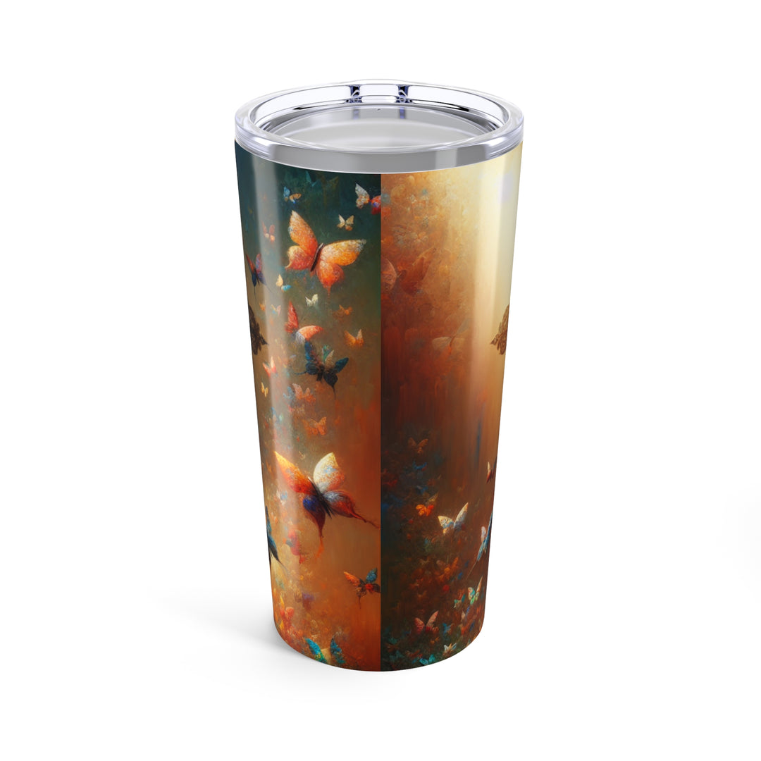 Floral Butterfly Tumbler 20oz - Perfect for Gifts, Travel, Home, and Celebrations
