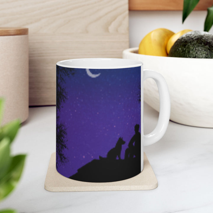 Starry Night Ceramic Mug - 11oz & 15oz | Perfect for Stargazers & Coffee Lovers