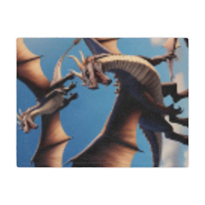Cozy Dragon Minky Blanket - Perfect for Kids and Fantasy Lovers