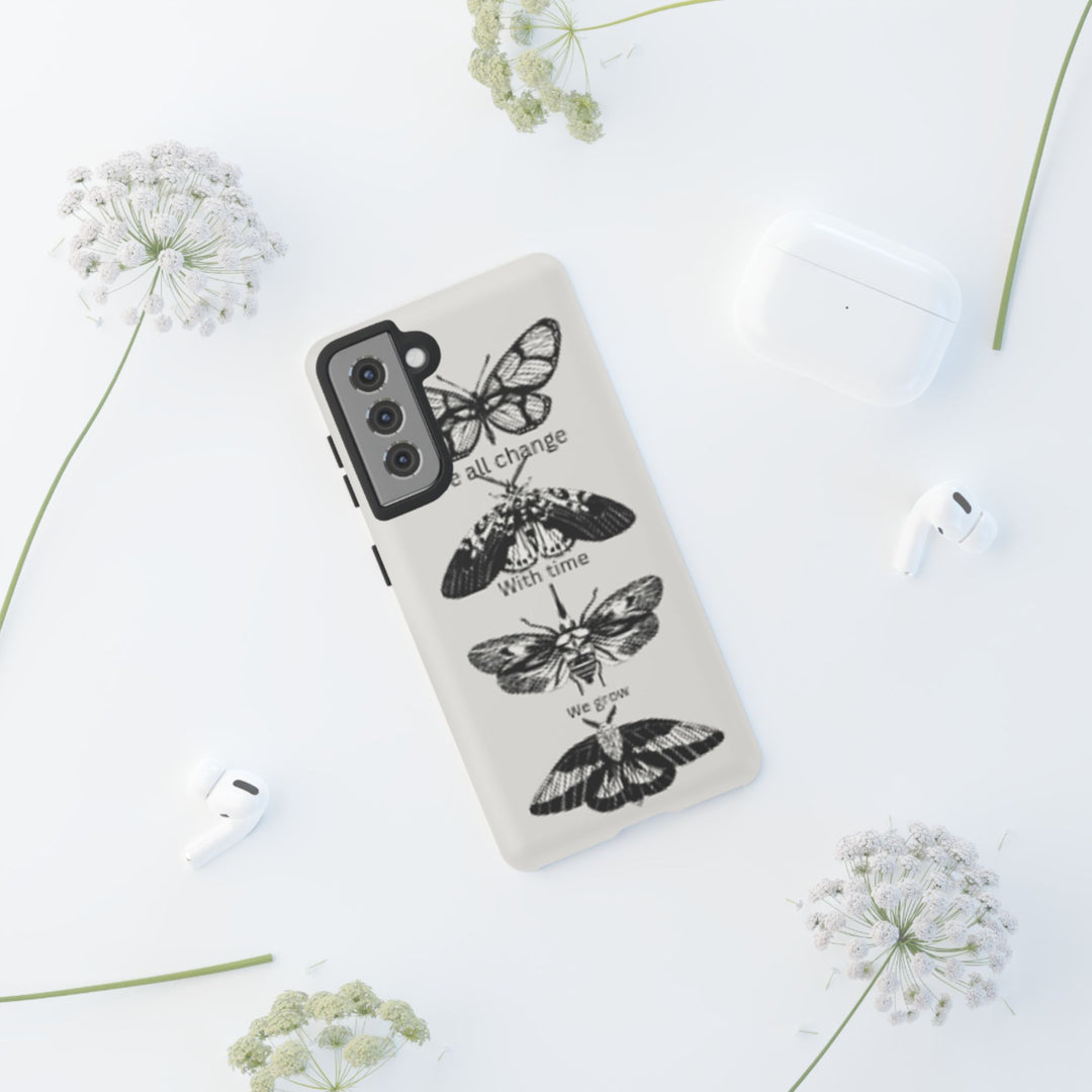 Inspirational Phone Case - We All Change With Time - Tough Cases for Nature Lovers
