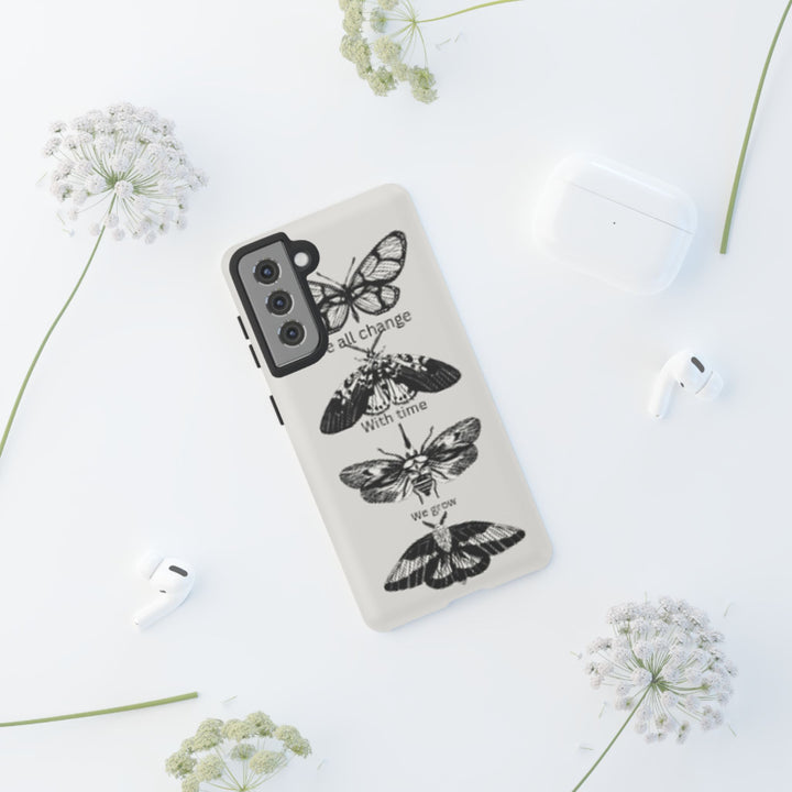 Inspirational Phone Case - We All Change With Time - Tough Cases for Nature Lovers