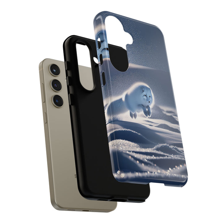 Cute Arctic Fox Phone Case – Tough Protective Cover for Animal Lovers