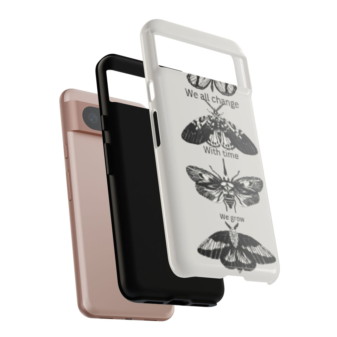 Inspirational Phone Case - We All Change With Time - Tough Cases for Nature Lovers