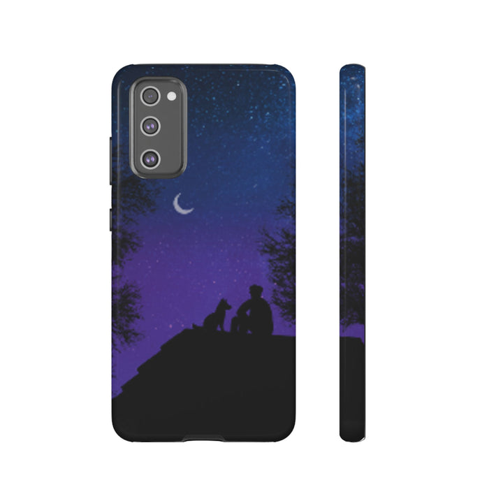 Starry Night Phone Case for Dog Lovers