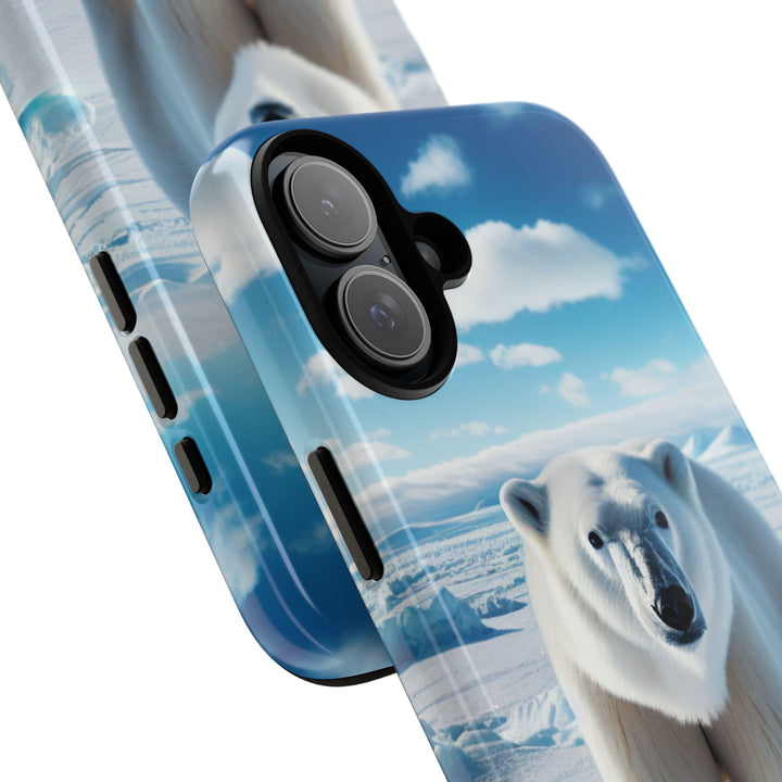 Polar Bear Tough Phone Case - Durable Protector with Arctic Design