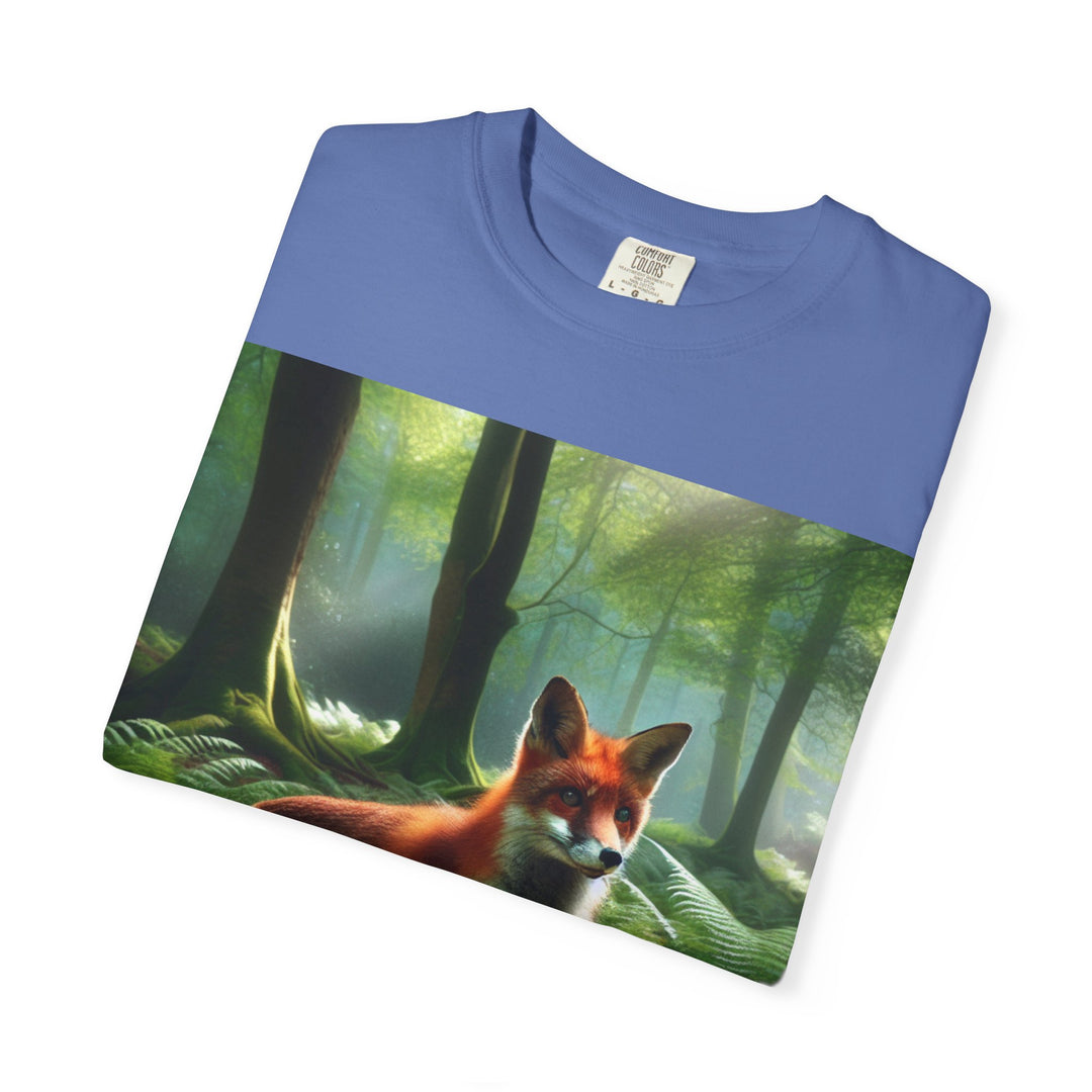 Forest Fox Unisex Garment-Dyed T-Shirt