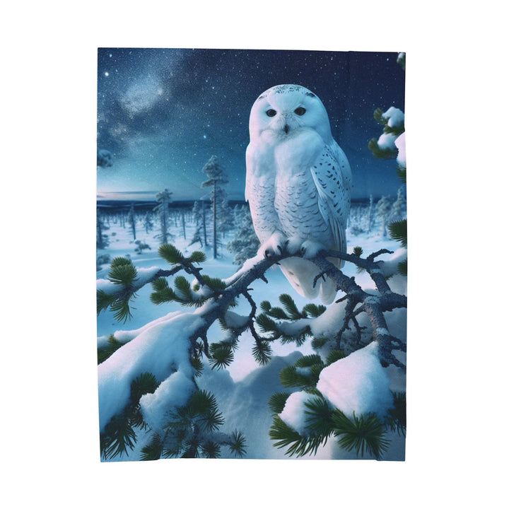 Velveteen Plush Blanket Owl Blanket