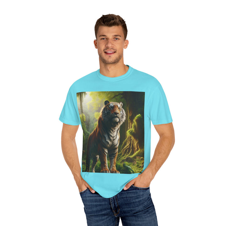 Majestic Tiger Unisex Garment-Dyed T-Shirt