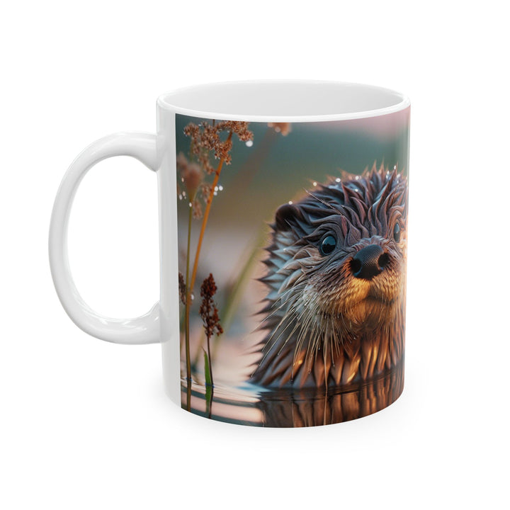 Adorable Otter Ceramic Mug – Perfect Gift for Animal Lovers