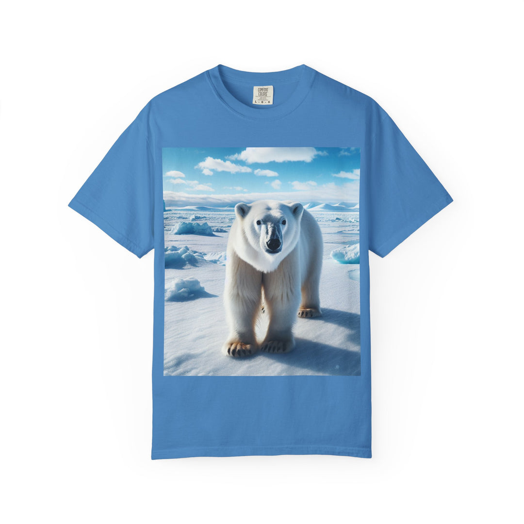 Polar Bear Graphic Unisex Garment-Dyed T-Shirt