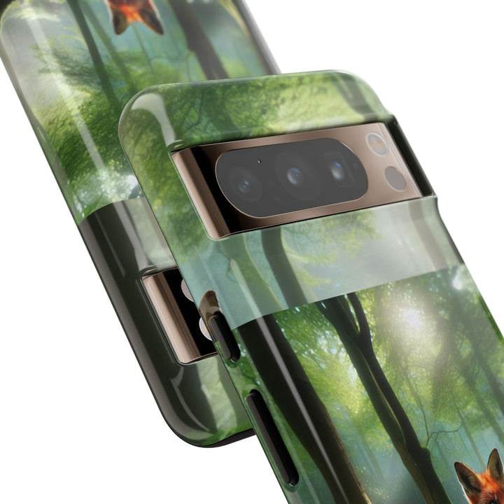 Nature-Inspired Tough Case with Fox Design