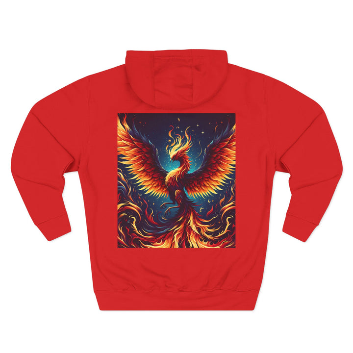 Three-Panel Fleece Hoodie