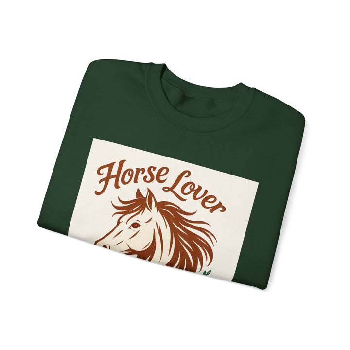 Cozy Horse Lover Sweatshirt, Equine Enthusiast Apparel, Perfect Gift for Equestrians, Casual Comfort, Horseback Riding Fashion