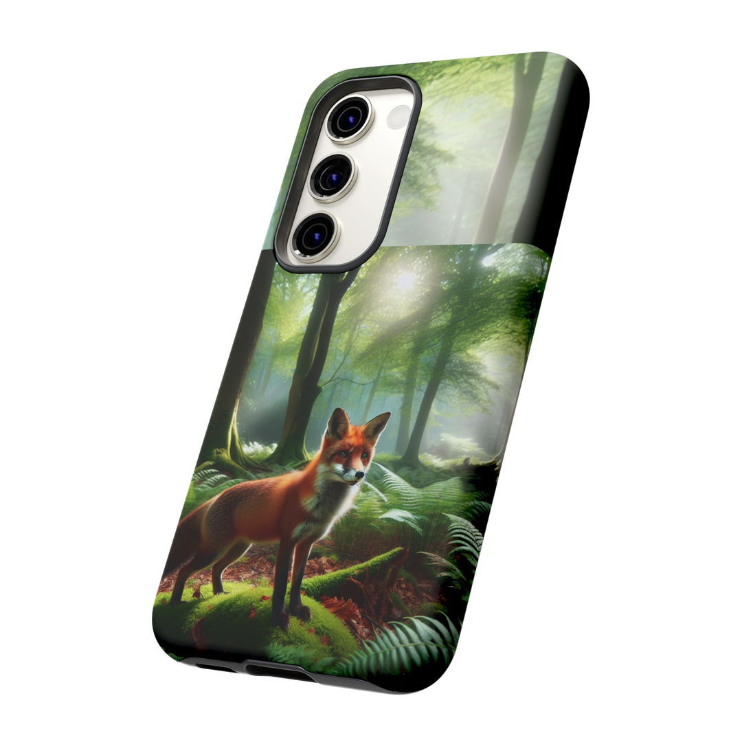 Nature-Inspired Tough Case with Fox Design