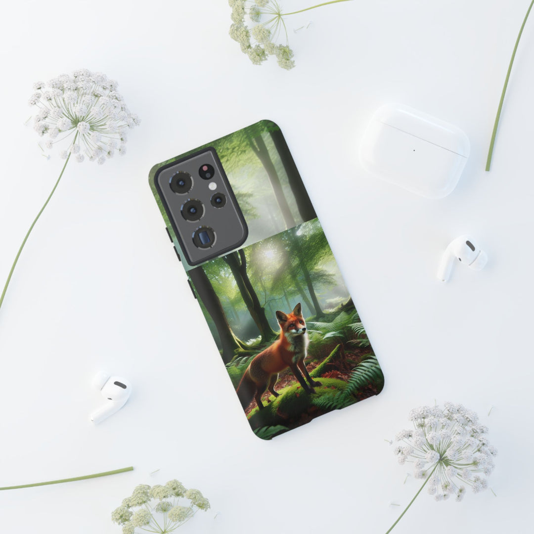 Nature-Inspired Tough Case with Fox Design