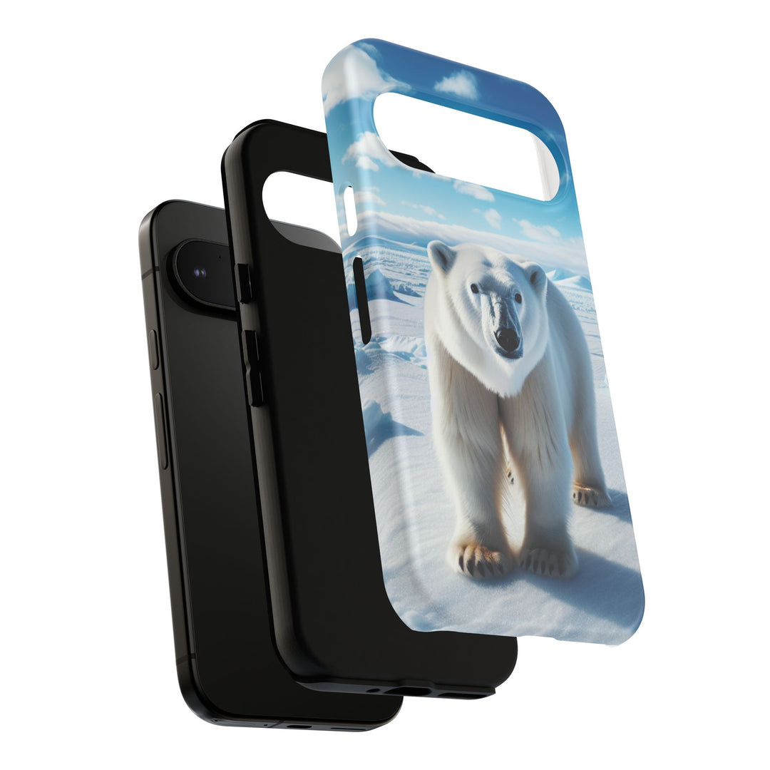Polar Bear Tough Phone Case - Durable Protector with Arctic Design