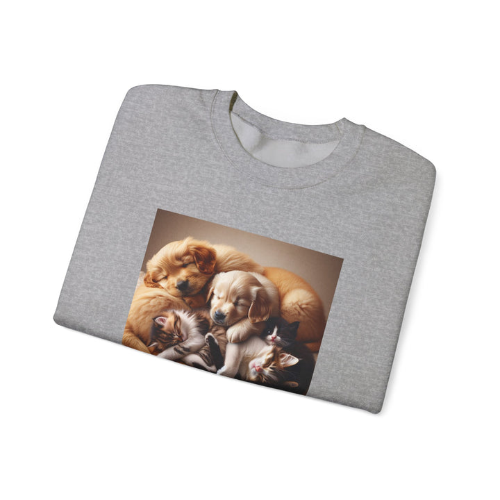 Cozy Pet Lovers' Crewneck Sweatshirt | Cute Dog Design | Gift for Animal Lovers | Comfy Pullover | Birthday or Holiday Gift