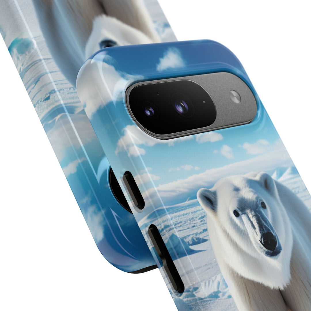 Polar Bear Tough Phone Case - Durable Protector with Arctic Design