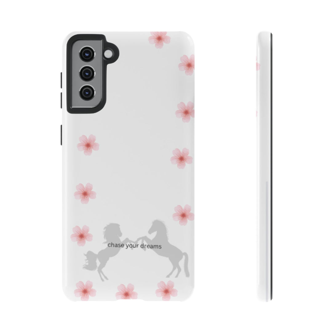 Chase Your Dreams Floral Phone Case